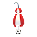 Denmark Soccer Earrings